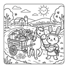 Load image into Gallery viewer, Cozy Farm Life Animals Coloring Book for Adults Kids Boys Girls Teens: Country Life Cute Farm Animals Activity Coloring Pages for Children