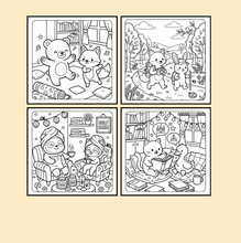 Load image into Gallery viewer, Cozy Sunday Coloring Book for Adults Kids Boys Girls Teens: Cool Funny Animals Weekend Sunday Coloring Pages for School Children