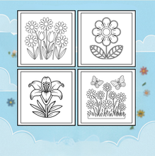 Load image into Gallery viewer, Cute Cozy Simple Flower Coloring Book for Kids Boys Girls Teens: Cool Garden Flower Coloring Activity Book for School Kids Birthday Gift