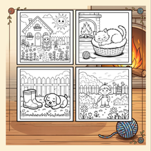 Load image into Gallery viewer, 50 Pages Cute Farm Animals Coloring Book Gift for Kids Boys Girls Teens Children Youth: Country Farm Animals Cow Sheep Coloring Book