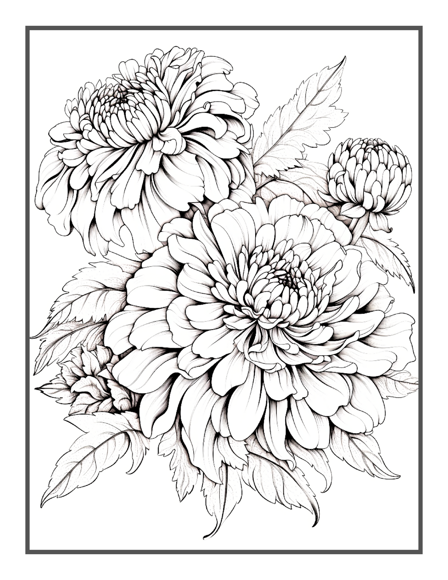 Valentines Art Flowers Coloring Book Gift for Adults Kids Men Women Boys Girls Teens 50 Pages Cute Floral Coloring Pages for Children Youth