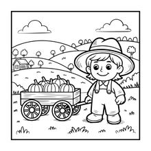 Load image into Gallery viewer, 50 Pages Cute Farm Animals Coloring Book Gift for Kids Boys Girls Teens Children Youth: Country Farm Animals Cow Sheep Coloring Book