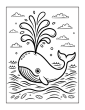 Load image into Gallery viewer, Cozy Cute Sea Creatures Coloring Book for Kids Adults Boys Girls Teens: Cool Underwater Animals Sea Ocean Fish Coloring Activity Book