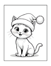Load image into Gallery viewer, Cozy Christmas Coloring Book for Kids & Adults, Cute Animal Winter Holiday Activity Pages, Bold Easy Printed Paper Physical Christmas Gift