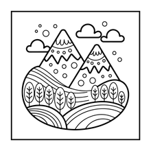 Load image into Gallery viewer, Stress Relief Relaxation Coloring Book Gift for Adults Kids Men Women Boys Girls Teens Single Sided Cozy Places Bold Easy Coloring Book