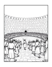 Load image into Gallery viewer, Christian Coloring Book for Adults Kids Boys Girls Teens, Bold and Easy Bible Story Designs, Single Sided Jesus Faith Devotional Gift