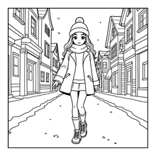 Load image into Gallery viewer, Kawaii Anime Girls Coloring Book for Kids Teens Adults – Cute Manga Characters Easy Japanese Scenes