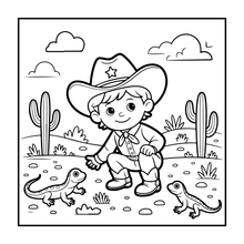 Load image into Gallery viewer, Cozy Cowboy Animals Coloring Book for Adults Kids Boys Girls Teens: Kawaii Cowboy Cute Animals Coloring Activity Book for Children