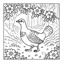 Load image into Gallery viewer, Cute Birds Flowers Coloring Book for Adults Kids Easy Nature Pages for Relaxation and Stress Relief