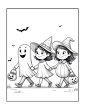 Load image into Gallery viewer, Halloween Coloring Book for Adults Kids, Printed Physical Book, 25 Bold Easy Spooky Designs, Single-Sided Pages, Perfect Halloween Gift
