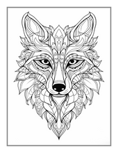 Load image into Gallery viewer, Bold and Easy Animal Mandala Coloring Book Gift for Adults Kids Men Women Boys Girls Teens Youth 50 Pages Animal Mandala Activity Book