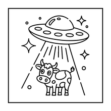 Load image into Gallery viewer, Cozy Outer Space Galaxy Planet UFO Extraterrestrial Coloring Book Gift for Kids Boys Girls: Astronaut Planet Space Coloring Activity Book