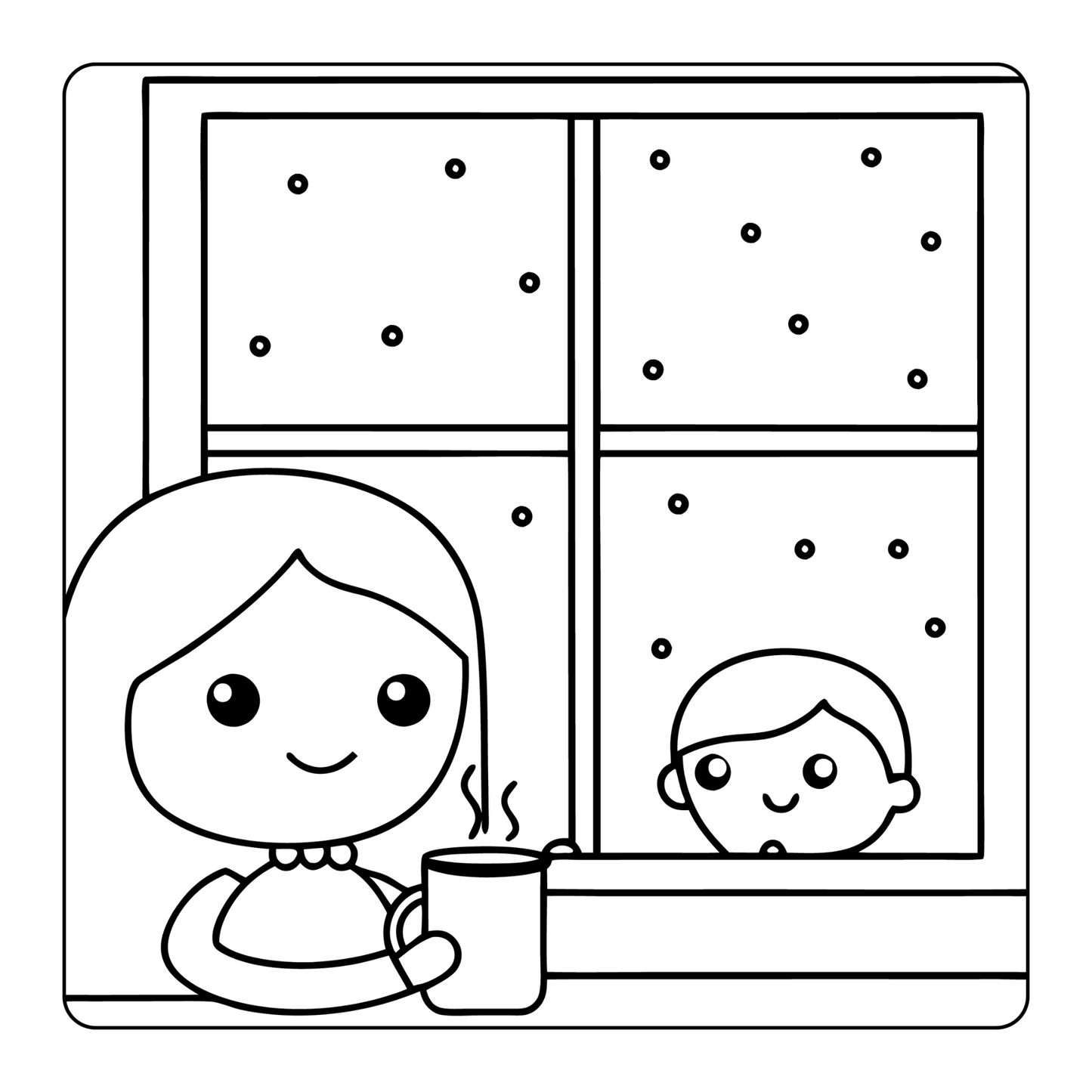 Happy Mother's Day Coloring Book Gift for Kids Boys Girls Young Teens Youth 50 Pages Mom and Kids Coloring Pages Bold and Easy Mothers Day