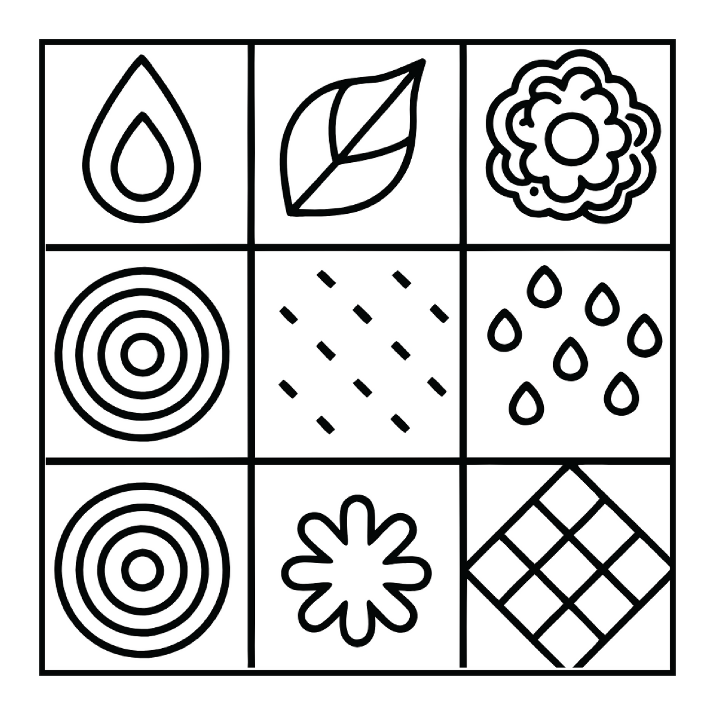 50 Pages Patterns Coloring Book Gift for Adults Men Women Kids Boys Girls Teens Youth Mindful Simple Pattern Shapes Coloring Activity Book