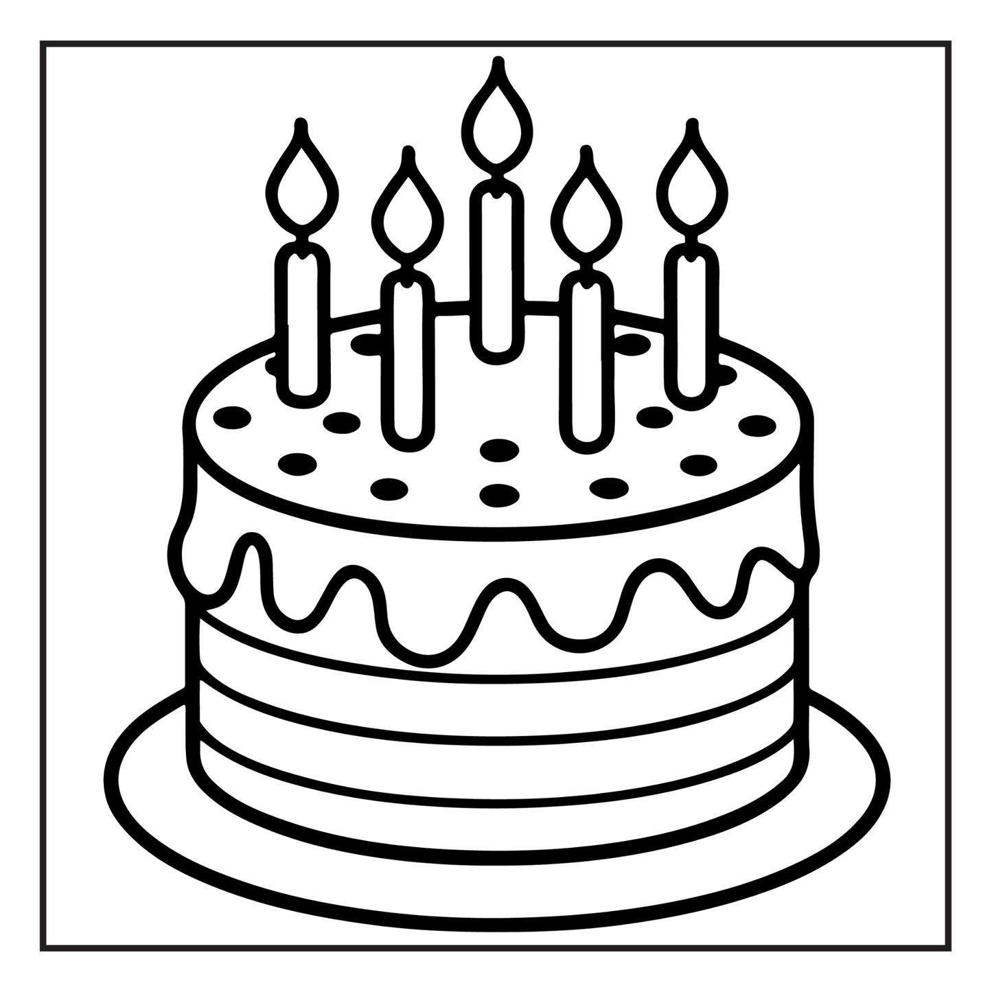 50 Pages Bold and Easy Sweet Treats Food Coloring Book Gift for Kids Boys Girls Young Teens Children Youth Food Drink Sweets Coloring Book