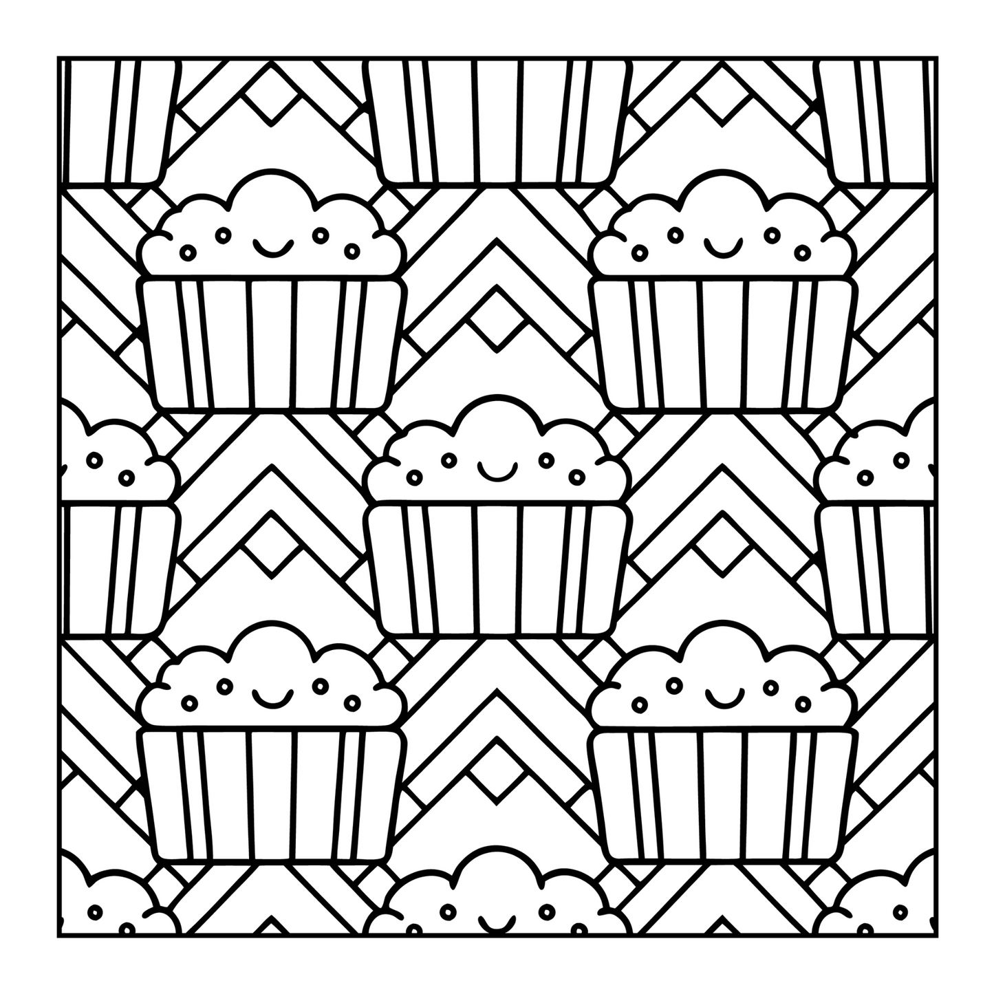 Patterns Coloring Book Gift for Adults Men Women Kids Boys Girls Teens Youth 50 Pages Mindful Simple Pattern Shapes Coloring Activity Book
