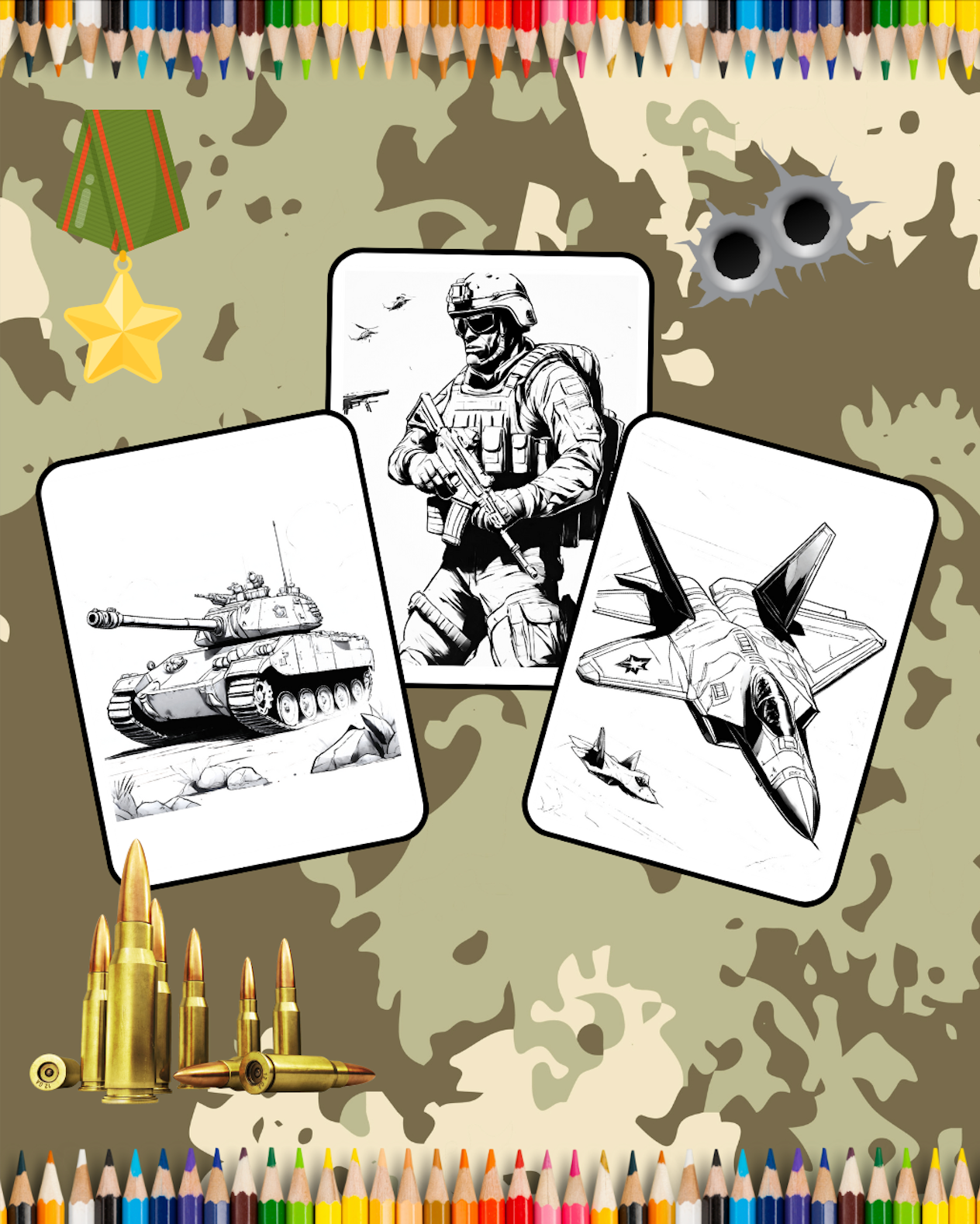 Military Army Soldier Coloring Book For Kids Military Coloring Pages Army Coloring Books Boys US Army Coloring Book Army Man Coloring Gift