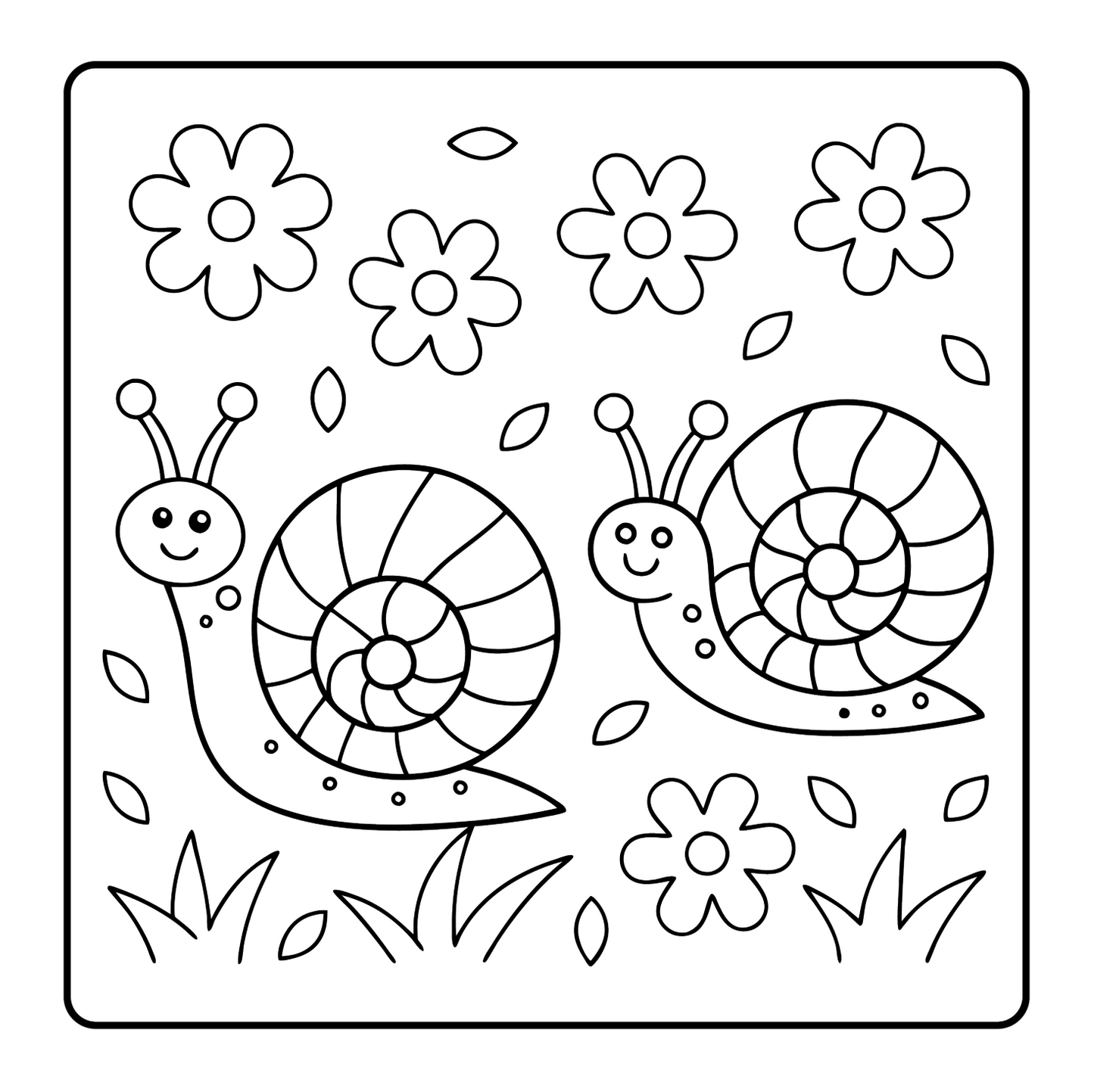 Cute Spring Coloring Book Gift for Adults Men Women Kids Young Boys Girls Teens Youth Bold and Easy Spring Coloring Sheets