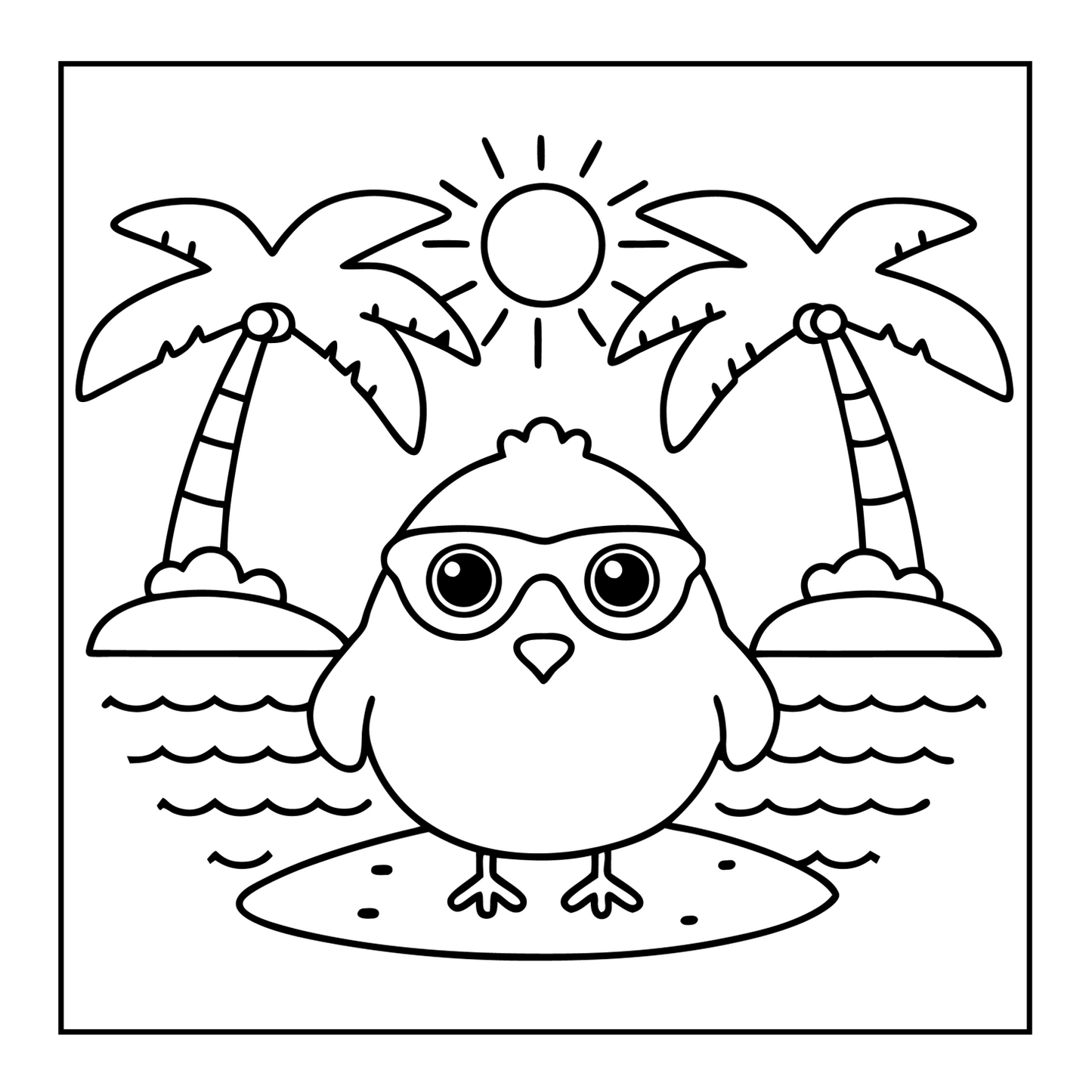 Bold and Easy Vacation Travel Coloring Book for Kids Young Girls Boys Travel Vacation Coloring Sheets for Travel Lover Children and Students