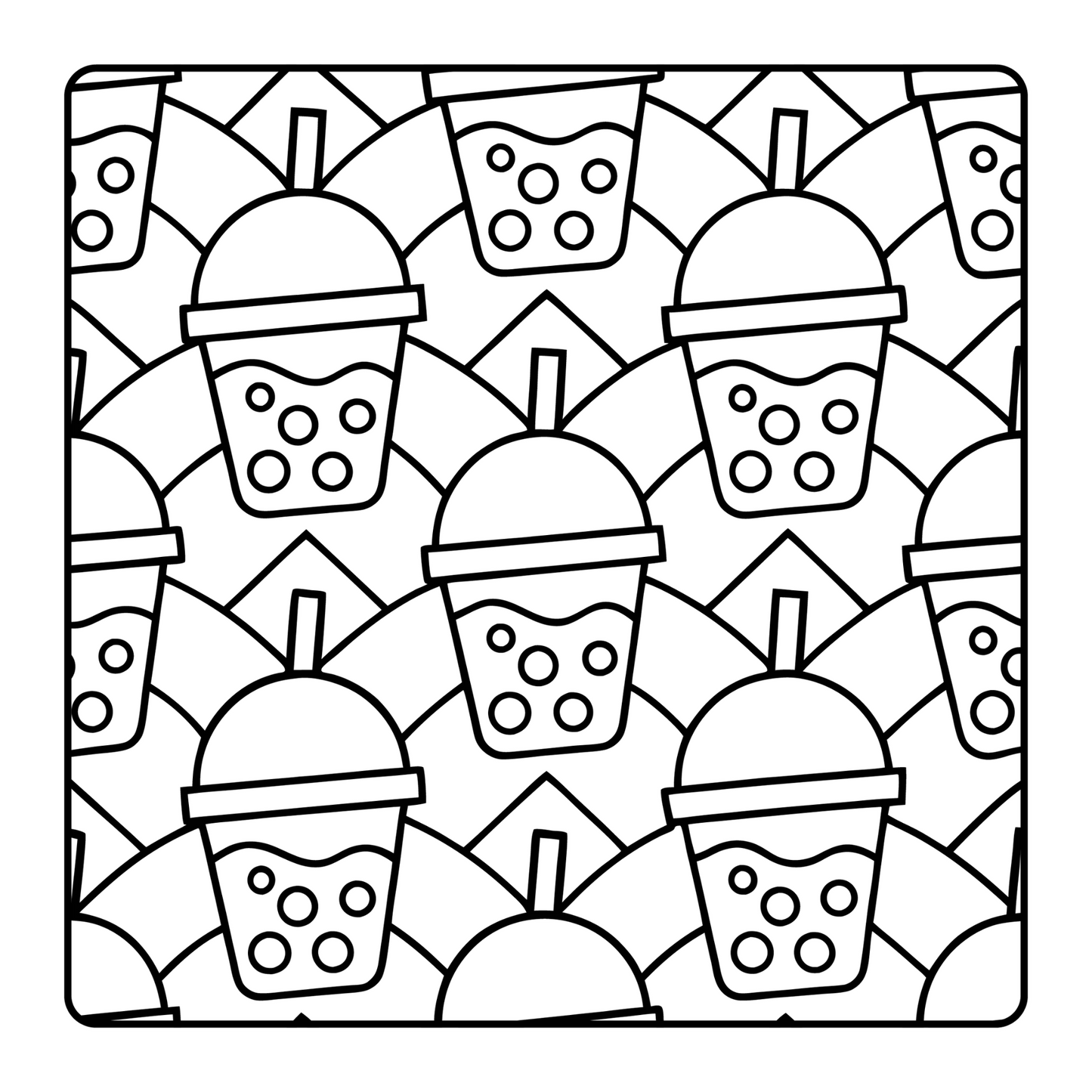 50 Pages Patterns Coloring Book Gift for Adults Men Women Kids Boys Girls Teens Youth Mindful Simple Pattern Shapes Coloring Activity Book