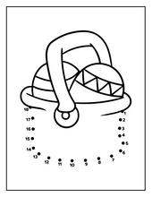 Load image into Gallery viewer, 50 Pages Bold and Easy Dot to Dot Easter Drawing Worksheets Book Easter Bunny Rabbit and Eggs Dot to Dot Activity Coloring Book Gift Kids