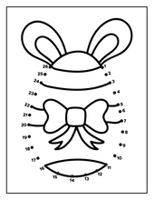 Load image into Gallery viewer, 50 Pages Bold and Easy Dot to Dot Easter Drawing Worksheets Book Easter Bunny Rabbit and Eggs Dot to Dot Activity Coloring Book Gift Kids