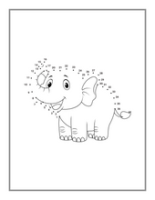 Load image into Gallery viewer, Bold and Easy Dot to Dot Animal Drawing Worksheets Book 50 Pages Dot to Dot Animal Lover Activity Book Gift for Kids Ages Boys Girls Teens