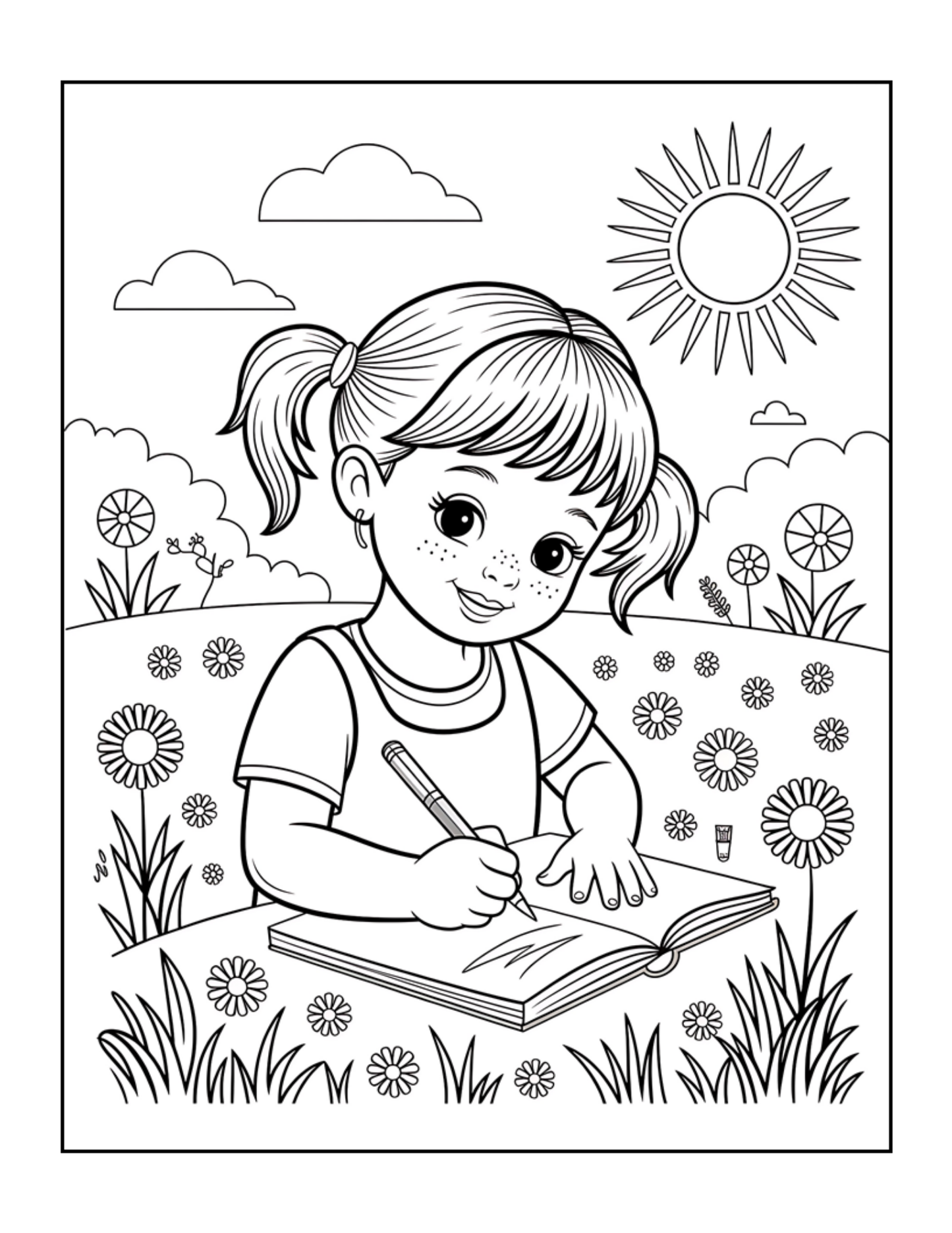 Bold and Easy Cozy Camping Coloring Book Gift for Adults Men Women Kids Boys Girls Young Teens Summer Camp Camping Coloring Sheets Children
