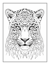 Load image into Gallery viewer, 50 Pages Bold and Easy Leopard Animal Mandala Coloring Book Gift for Adults Kids Men Women Boys Girls Teens Youth Leopard Lover Mandala