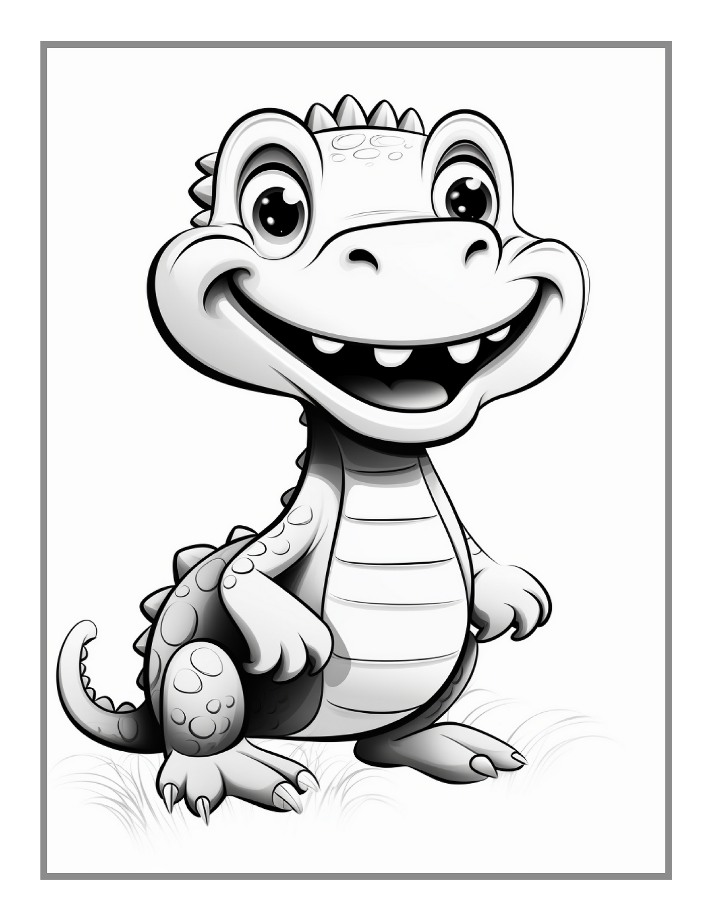 50 Pages Funny Crocodile Alligator Gator Coloring Book Holiday Birthday Gift for Adults Kids Men Women Boys Girls Teens Cute Swamp Alligator
