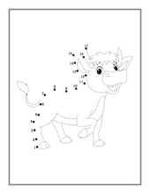 Load image into Gallery viewer, Dot to Dot Animal Lover Activity Book Gift for Kids Ages Boys Girls Teens Preschool Toddlers 50 Pages Cute Animals Dot to Dot Puzzle