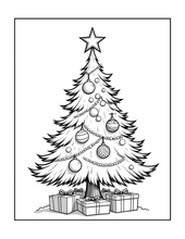 Load image into Gallery viewer, Christmas Coloring Book for Kids Adults Cute Snowman Holiday Activity Printed Softcover Book Bold Easy Winter Holiday Gift Single Sided Page