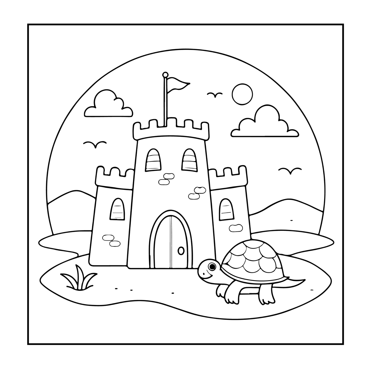 Sea Life Coloring Book for Adults Kids Boys Girls Teens Single Sided Cute Ocean Sea Creatures Coloring Activity Book for Youth Children