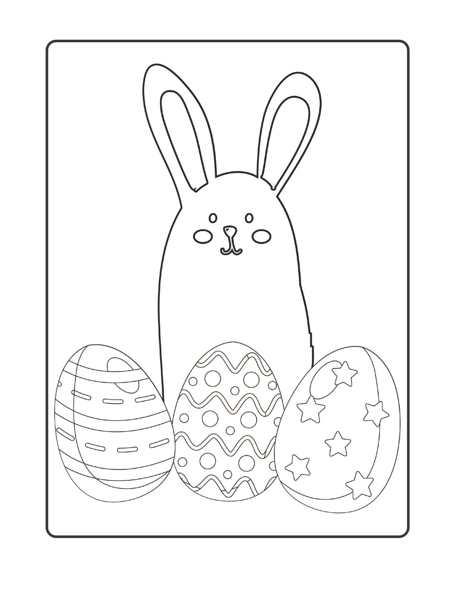 Happy Easter Bunny Rabbit Activity Book Gift for Kids Preschool Ages Boys Girls Teens Youth 50 Pages Coloring Drawing Cutting Mazes Puzzles