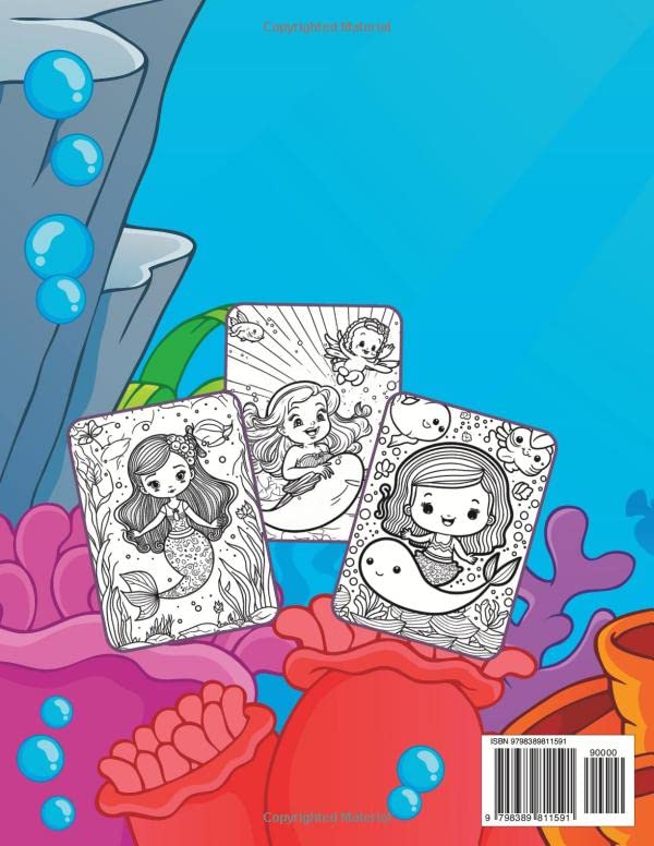 Mermaid Gift For Girls Mermaid Coloring Books For Girls Mermaid Activity Book For Kids Mermaid Books For Girls Age Mermaid Gifts For Women