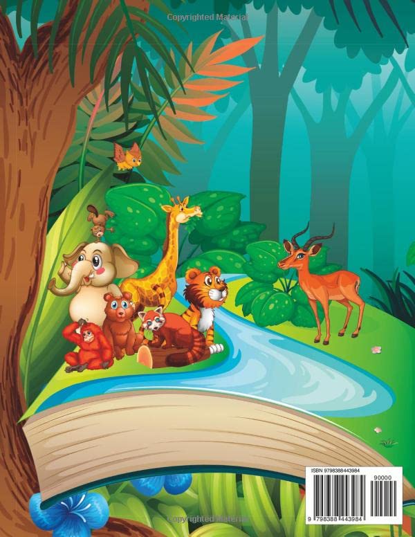 Forest Animals Coloring Book for Kids Adults Coloring Book Gift Coloring Pages Kids Colouring Book for Kids Coloring Pages Gift for Adults