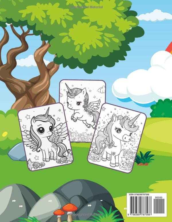 Unicorn Birthday Gift Activity Coloring Book Cute Animal Unicorn Horse Coloring Book Unicorn Coloring Books For Girls Boys Kids Adult Gift