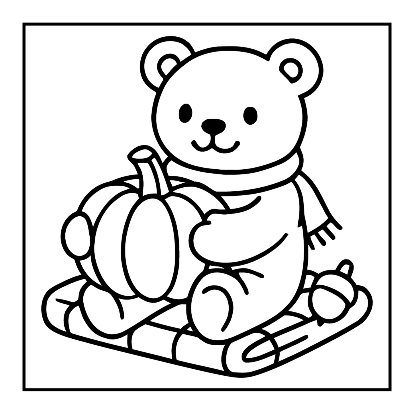 Cute and Cozy Fall Days Vibes Coloring Book for Adults Men Women Kids Boys Girls Teens Super Cute Simple Fall Bold and Easy Coloring Book