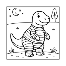 Load image into Gallery viewer, Cute Dinosaur Coloring Book Gift for Adults Kids Men Women Boys Girls Teens: Single Sided Dino Coloring Activity Sheets Book for Children