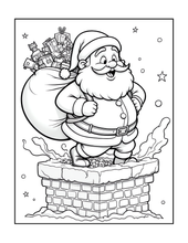 Load image into Gallery viewer, Cozy Christmas Coloring Book for Kids & Adults, Cute Animal Winter Holiday Activity Pages, Bold Easy Printed Paper Physical Christmas Gift