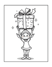 Load image into Gallery viewer, Cozy Christmas Coloring Book for Kids & Adults, Cute Animal Winter Holiday Activity Pages, Bold Easy Printed Paper Physical Christmas Gift