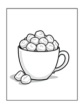 Load image into Gallery viewer, Christmas Coloring Book for Kids Adults Cute Snowman Holiday Activity Printed Softcover Book Bold Easy Winter Holiday Gift Single Sided Page