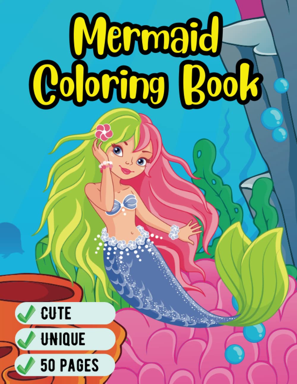 Mermaid Gift For Girls Mermaid Coloring Books For Girls Mermaid Activity Book For Kids Mermaid Books For Girls Age Mermaid Gifts For Women