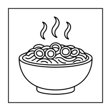 Load image into Gallery viewer, 50 Pages Cozy Snack Foodie Food Lover Coloring Book for Adults Kids Men Women Boys Girls Teens Youth: Simple Bold Easy Snack Coloring Book