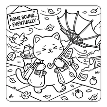 Load image into Gallery viewer, Funny Cozy Chaos Coloring Book for Adults Kids Boys Girls Teens Stress Relief Cool Cute Animals in Chaos Coloring Sheets for School Children