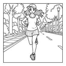 Load image into Gallery viewer, Kawaii Anime Girls Coloring Book for Kids Teens Adults – Cute Manga Characters Easy Japanese Scenes
