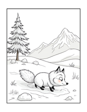 Load image into Gallery viewer, Cozy Christmas Coloring Book for Kids & Adults, Cute Animal Winter Holiday Activity Pages, Bold Easy Printed Paper Physical Christmas Gift
