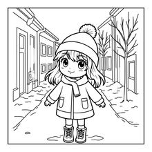 Load image into Gallery viewer, Kawaii Anime Girls Coloring Book for Kids Teens Adults – Cute Manga Characters Easy Japanese Scenes
