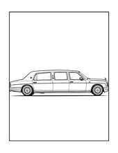 Load image into Gallery viewer, Printed Car Coloring Book for Kids Adults 25 Easy Vehicle Designs Physical Auto Activity Book Single Sided Pages Race Cars Off Road