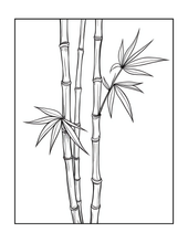 Load image into Gallery viewer, Botanical Coloring Book for Adults and Kids, Printed Physical Book, 25 Bold Easy Plant Designs, Single Sided Nature Art Therapy Gift